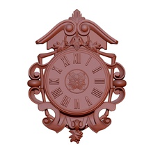 ziemlich Uhr Kunst Gesicht dial verzierte Antike jahrgang ornament Muster in der Weberei bas die Erleichterung cnc 3d drucken carving Skulptur handmade Skulpturen 3d print model - Mito3D