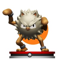 primeape pokemon figurine 3dprint 3dprinting print printing 3d readytoprint collectible figure character 57 057 pokedex cute games toys 3d print model - Mito3D