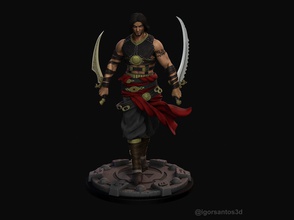 prince of persia warrior statue 3d print ubisoft games toys 3d print model - Mito3D