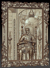 il principe trono casa ornato art di antiquariato architettura antichi porta design imperatore la pittura religione rococò decorazione altri 3d print model - Mito3D