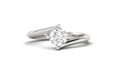 princesa diamante noivado anel 002 jóia joias jóias joalheria ouro prata imprimível casamento tiffany moda gema joalheiro solitário argolas 3d print model - Mito3D
