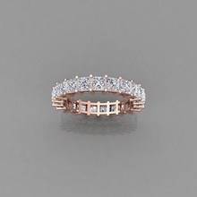 Prinzessin Ewigkeit Ring 3d Modell Juwel Hochzeit Engagement Schmuck Diamant druckbar Gold Mode Sterling Anhänger Halskette Schönheit Ringe 3d print model - Mito3D