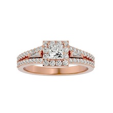 principessa alone solitario nozze fidanzamento squillare 360 visualizza gioielleria gruppo musicale womenring oro diamante anelli donne stampabile 3d print model - Mito3D