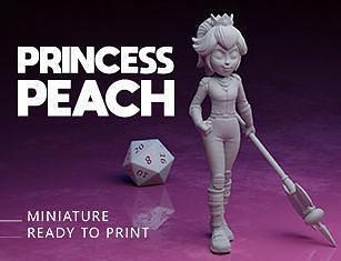 Prinzessin Pfirsich Mario Super Peach luigi Kröte Bowser Miniatur Anime Manga Spiel Frau Mariomovie Spiele Spielzeuge 3d print model - Mito3D
