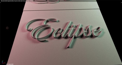 print eclipse diy name car nameplate blender hobby other 3d print model - Mito3D