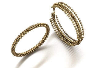 bracelet or bijoux argent sterling imprimable bijou mariage impression hommes femmes cnc goujat shayeste conception luxe femme modèle 3d bracelets 3d print model - Mito3D