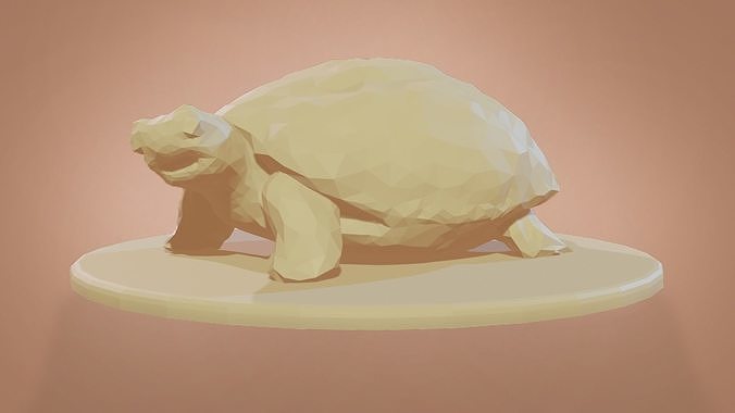 Yazdır hazır poli kaplumbağa model heykel düşük Öz örgü Japon kağıt katlama sanatı heykelcik tosbağa çokgen heykeller hayvan dekor karikatür geometrik baskı işi Sanat 3D print model - Mito3D