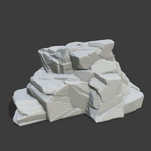 impresión rock rocas roca esculpir estatua imprimible juegos juguetes 3d print model - Mito3D