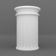imprimable cylindrique piédestal base 3d modèle cylindre Plate forme produit ar vr kritrim kritrimvault 3dpedestal 3dprintingmodel maison décor 3d print model - Mito3D