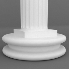 printable cylindrical pedestal base cylinder platform product 3d model ar vr kritrim kritrimvault 3dpedestal printablepedestal 3dmodel 3dprintablemodel house decor 3d print model - Mito3D