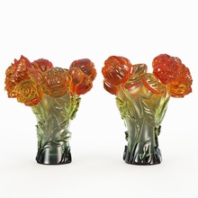 stampabile daum vaso casa natura foglia flora il fiore la decorazione pivoine francia isolare cnc pianta prodotti per interni botanico art bouquet arredamento 3d print model - Mito3D