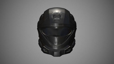 printable halo recon helmet forprint print stel 3d printmodel mask armor defence strikeball paintball toy game size future futuristic head airsoft hobby diy 3d print model - Mito3D