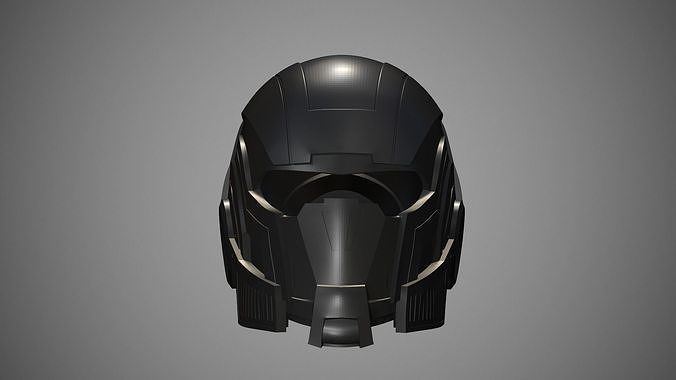 printable n7 helmet forprint print stel 3d printmodel mask armor defence strikeball paintball toy game size future futuristic head airsoft hobby diy 3D print model - Mito3D