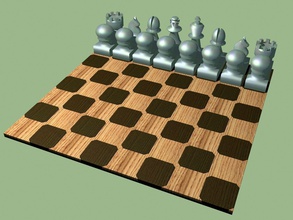 imprimível bolso xadrez tabuleiro borda jogos penhor bispo torre rainha rei cavaleiro peças esporte passatempo brinquedos 3d print model - Mito3D