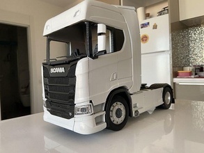 scania s730 v8 kamyon detaylı ölçek model takım 3d yazdır araba oto suv büyük ulaşım araç europa avrupalı skala yazdırılabilir kas kamyonu hobi kendin yap minyatürler araçlar otomotiv 3d print model - Mito3D