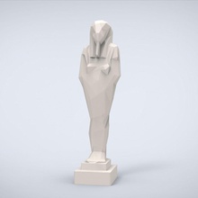 printable shabti lowpoly style miniatures challenge miniature sculpture classic classical traditional statue ancient art sculptures 3d print model - Mito3D