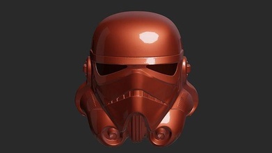 printable star wars trooper 2 helmet forprint print stel 3d printmodel mask armor defence strikeball paintball toy game size future futuristic head airsoft hobby diy 3d print model - Mito3D