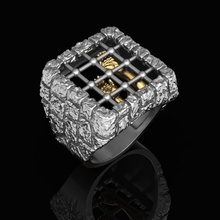 hapishane yüzük takı altın gümüş yazdırılabilir mücevher moda sterlin güzellik Yazdır baskı yüzükler 3d print model - Mito3D