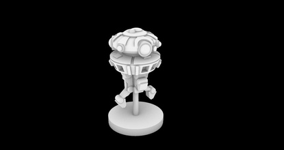 probe droid warofthestars 6mm empire wargaming games toys 3d print model - Mito3D
