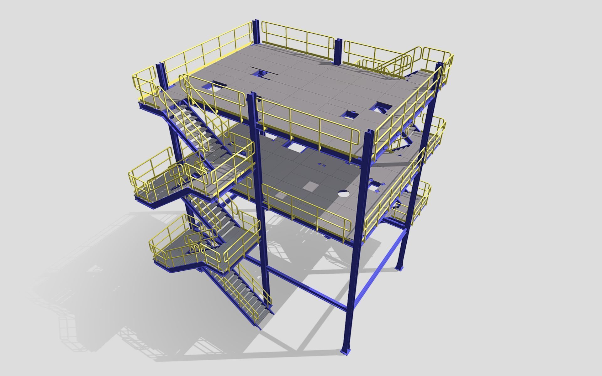 processi pianta emirati arabi uniti acciaio struttura raffineria chimica fabbrica industriale planta de proceso strutturale edificio scala industria attrezzature architettura scienza ingegneria tubazioni olio 3D print model - Mito3D