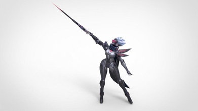 project fiora - league of legends action figure champion statue online game toy lol skin actionfigure 3d 3dprint 3dmodel model hero games toys 3d print model - Mito3D