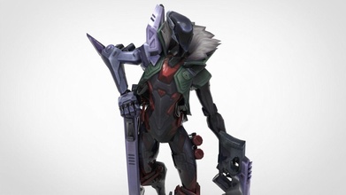 project jhin - league of legends skin lol figure champion hero 3d 3dprint print game online action actionfigure statue model toy games toys 3d print model - Mito3D
