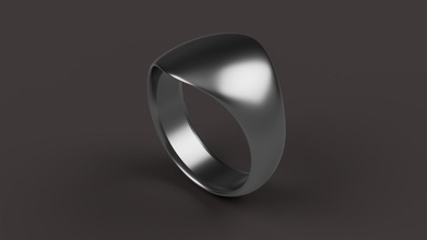 anello di promessa gioielli la il metallo l'acciaio argento moda stile cavaliere tema stampabile gioiello anelli 3d print model - Mito3D