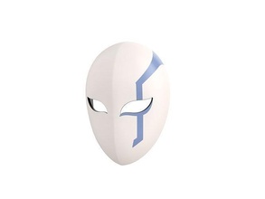 prop071 arturo leywin máscara 2 cosplay anime cara impresión víspera santos accesorios cabeza mascarada blanco disfraz pasatiempo anónimo moda juegos juguetes juego 3d print model - Mito3D