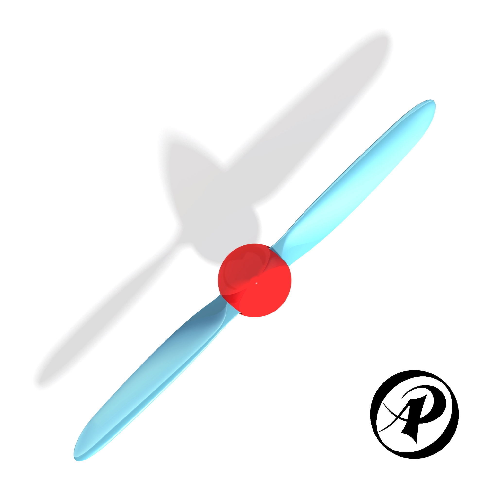 propeller ap pr 006 14 6 rc flugzeug modell 3d luftfahrt tragflächenprofil drucken zeichnung hobby diy mechanisch teile motor hölzern klinge luftschraube rotierend 3D print model - Mito3D