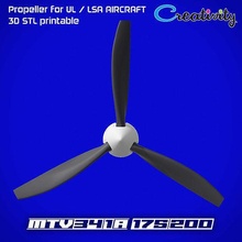 propeller large-scale aircraft models blade toy air plane aircaft engine spinner fan wing rotor sky hobby diy mechanical parts 3d print model - Mito3D