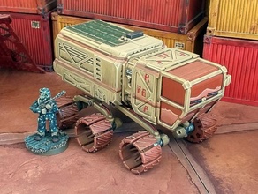 prospector rover - 28mm sci-fi scifi vehicle warhammer40k wargaming 3dprint games toys game accessories truck fdm 3d print model - Mito3D