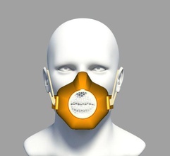 protective mask covid-19 covid19 respiratory 3d printer easy airmask washable covid 19 protection resources coronavirus isolated hobby diy hand tools 3d print model - Mito3D