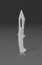 protocol knife melee valorant riot riotgames games model toys game accessories dagger bladed weapon blade sword butterfly specops 3d print model - Mito3D