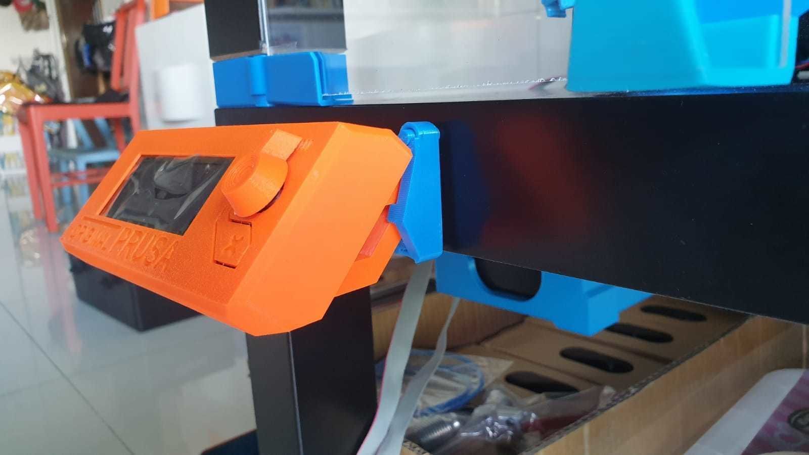 prusa allegato mk3s stampa controller montare controllo staffa titolare supporto mancanza stampante 3d passatempo fai 3D print model - Mito3D