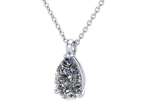 ps pendente diamante d'oro argento gioielleria ciondoli 3d print model - Mito3D