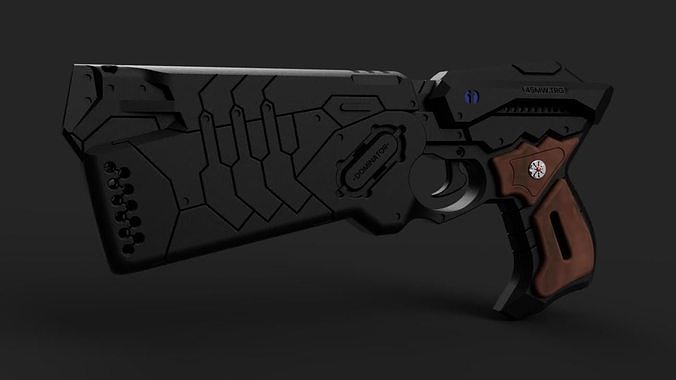 psycho-pass - dominator pistol led compatible psycho pass psychopass anime manga gun scifi scifipistol scifigun cosplayprop cosplay prop replica replicaprop 3dprintmodel ginozanobuchika akanetsunemori kogamishinya psychopassdominator games toys 3D print model - Mito3D