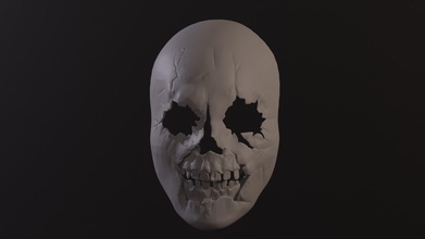 psycho Maske bis zum Morgengrauen drucken dunkel Gesicht scull Spiel horror Zähne Menschen halloween Kopf bedruckbar ist Spiele - Spielzeug Spiele, hobby diy hobby-Heimwerker andere 3d print model - Mito3D