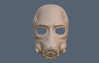 psycho mask games-toys head face body art fashion other games toys game accessories disguise bordarlands borderlands2 3d print model - Mito3D
