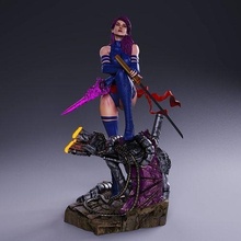psylocke vengeurs femelle statue men gambit carcajou superman batman psychochie homme araignée femme jeux jouets merveille dc dccomique mcu 3d print model - Mito3D