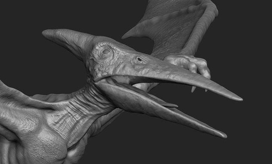 pteranodonte Stampa modello pterodattilo arte storia dino rex tirannosauro lucertola dinosauro creatura Drago fantasia immaginario bestia predatore animale preistorico dinosauri scultura sculture 3d print model - Mito3D