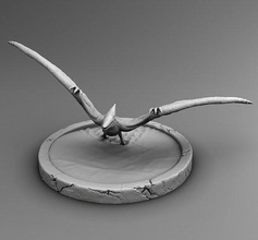 pterodón dinosaurios Edad Piedra mesozoico Cristo 3dmodels 3dprinting juegos juguetes 3d print model - Mito3D