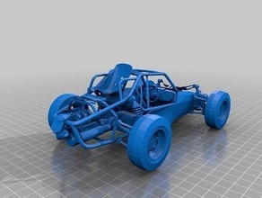 pubg buggy veículo roda carro dirigir pneu máquina motor raça pressa corrida robô jogos brinquedos 3d print model - Mito3D