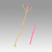 puella magi madoka magica kaname bow arrow flower prop props replica cosplay hobby diy 3d print model - Mito3D