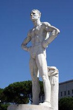 pugile foro italico sculpture statue art monument foroitalico stampa3d sculptures 3d print model - Mito3D
