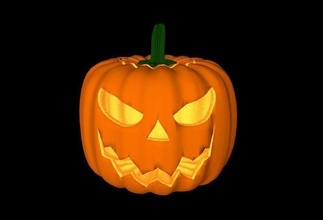 pumkin halloween - good jack bad 3d model games-toys 3dmodel nightmare disguise creepy fall games toys other 3d print model - Mito3D