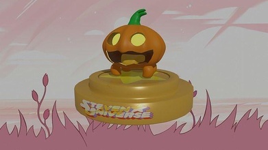 pumpkin steven universe toy art food games toys 3d print model - Mito3D