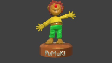 pumuki jogos-brinquedos divertido a figura dos desenhos animados brinquedo criança jogos brinquedos de outros 3d print model - Mito3D