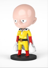 punch man saitama 3d stampa giocattoli anime chibi statuetta rivista statua cartone animato tipo onepunch uomo onepunchman giochi 3d print model - Mito3D