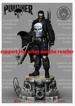punisher by creative geek mb marvel fanart statue weapon creativegeekmb modeledbymichel frankcastle comicbook patreoncreator art sculptures 3d print model - Mito3D