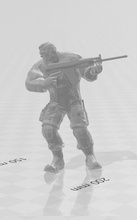 Cezalandırıcı ölümsüzler kâbus dürüst kale oyuncak jouet heykelcik hayret askeri heykel adam oyunlar oyuncaklar yasa hakim adalet suç 3d print model - Mito3D